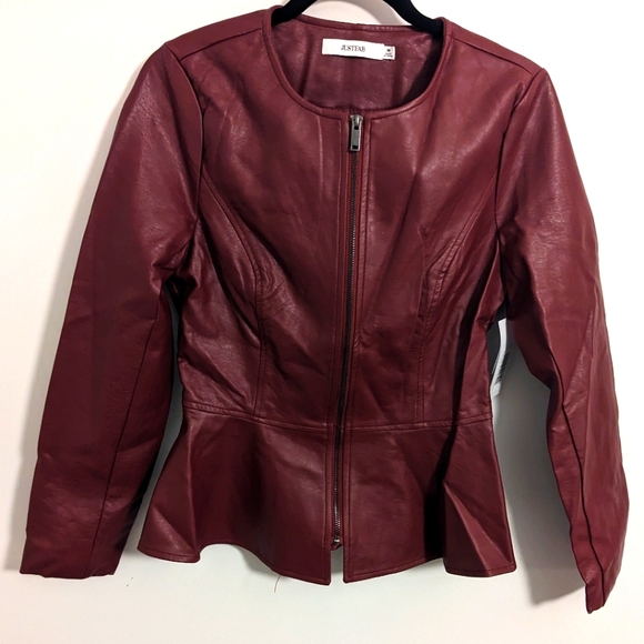 Vegan Leather Blazer - Picture 1 of 2